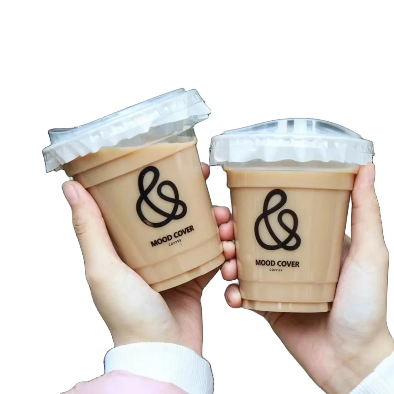 Best selling disposable clear pla plastic cup ice coffee cup
