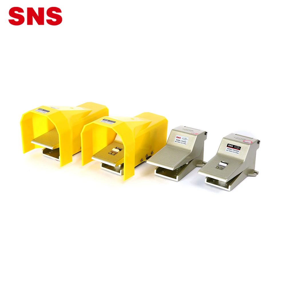 SNS FOV Series China manufacturer pneumatic foot motorized 2 inch ball brake valve