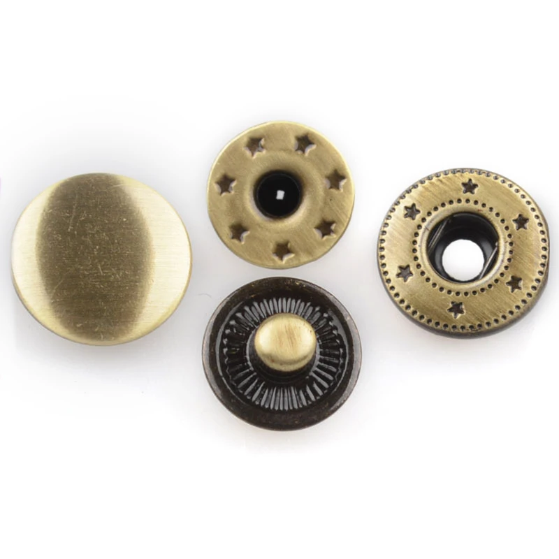 
Wholesale fashion garment metal accessories spring snap button fasteners 