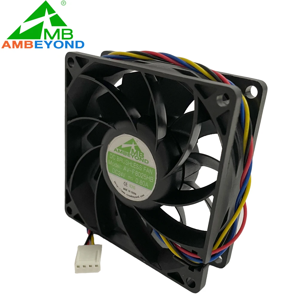 8025 вентилятор кондиционера по индивидуальному заказу OEM ODM 80*80*25 мм втулка/двухшарикоподшипник вентилятора и двигателя