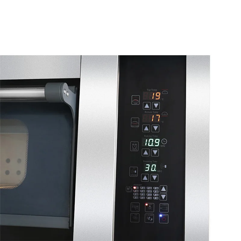 Hot Sale Commercial Pizza Baking Equipment Stainless Steel 2 Layer Stone Electric Oven