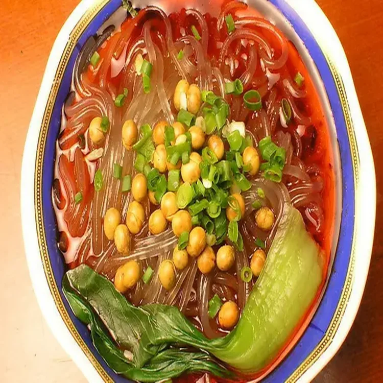 Crystal clear Chinese traditional sweet potato vermicelli glass noodle