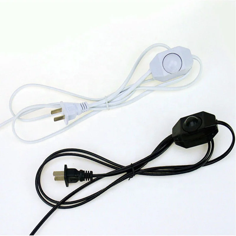 EU/US Plug 1.8M 301 Dimmer Switch Cable Light Modulator Lamp Line Power Cord Wire Controller For Table Lamp Floor Lamp