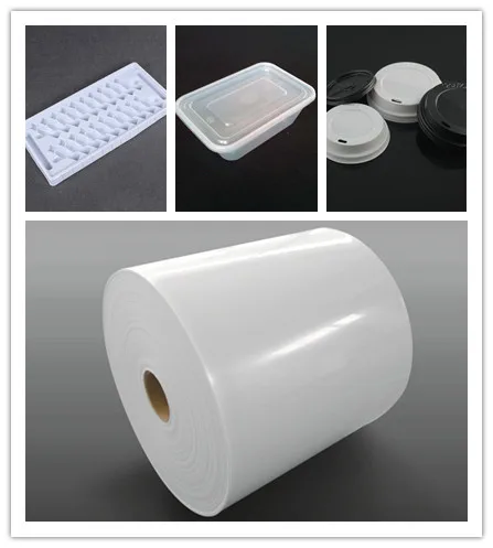 HIPS rigid sheet rolls White plastic Hips sheet electronic tray 100% raw materials