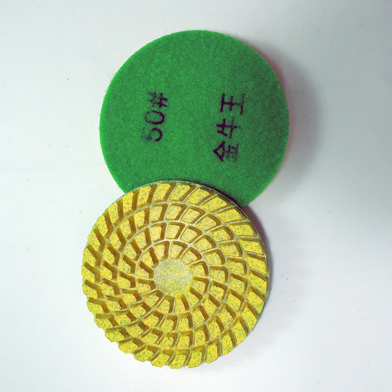 Diamond sponge polishing pad Concrete Grinding for Machine 4 step polishing pad Concrete Diamond Grinding foam polishing pad