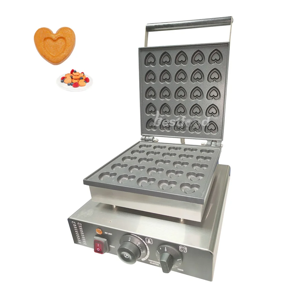 25PCS BIG Poffertjes Maker/ Dutch Pancakes/ Heart-Shape Muffin Maker For Sale