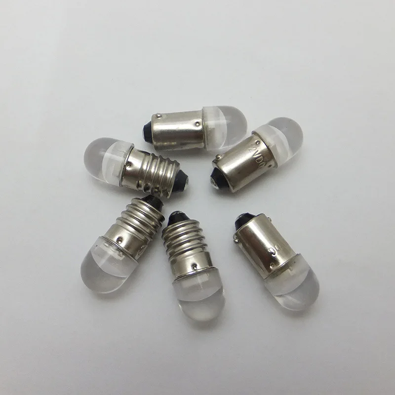 E10 BA9S B9 AC DC 6V 12V 24V 0 5 W светодиодное оборудование световая лампа