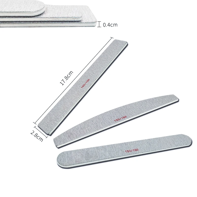 High Quality Double Side Washable Nail File 80/180 Jumbo Nail File For Manicure