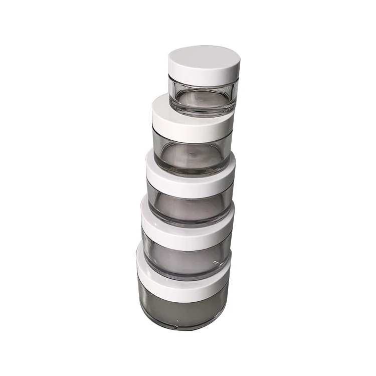 2019 New Design Cosmetic Packaging Plastic Pet Body Butter Jars For Food And Cosmetic Packing