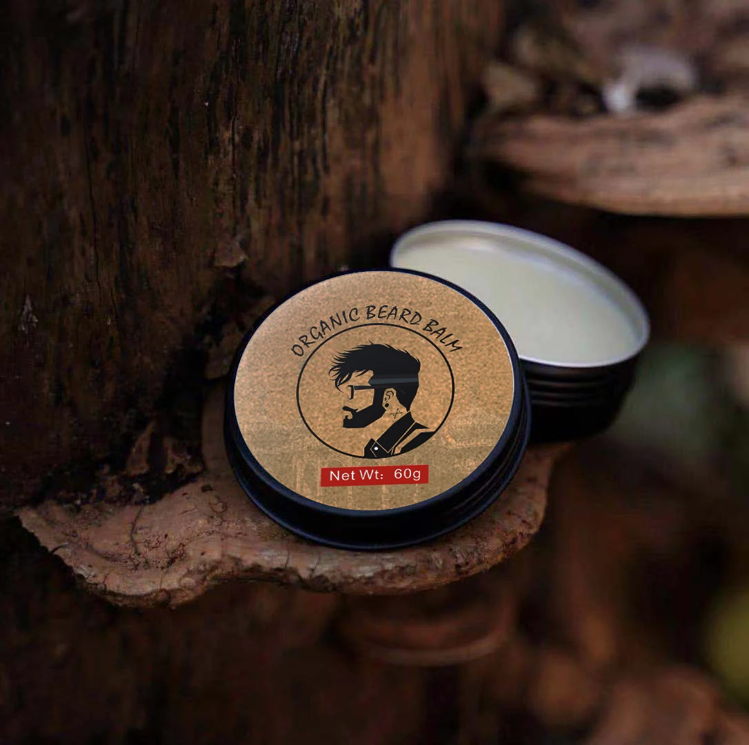 beard grooming kit 100% natural essential soft private label beard oil and scented balm wax for mens beard care kit