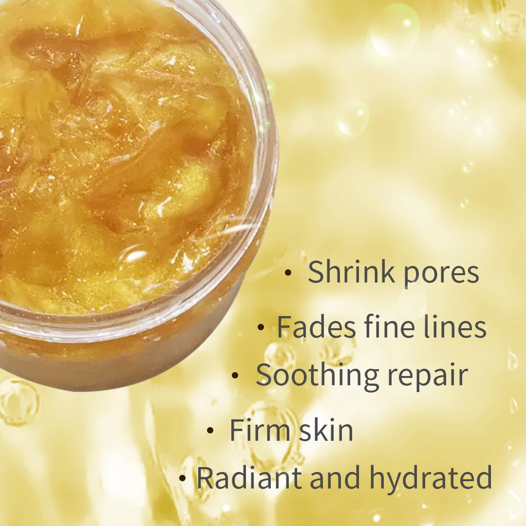 Private Label 24k Gold Collagen Facial Mask Anti-wrinkle Skin Care Whitening Eye Patch Moisturizing Gold Face Mask