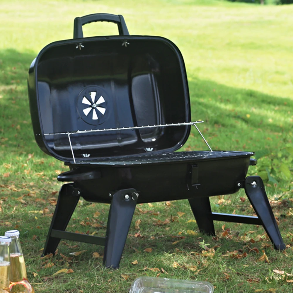 Mini Household Charcoal Grill Outdoor Bbq Folding Portable Disposable Grill Outdoor