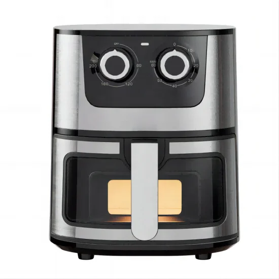 Popular Smart Kitchen Appliances Air Fryer Modern Stainless steel housing Air Fryer with visual window