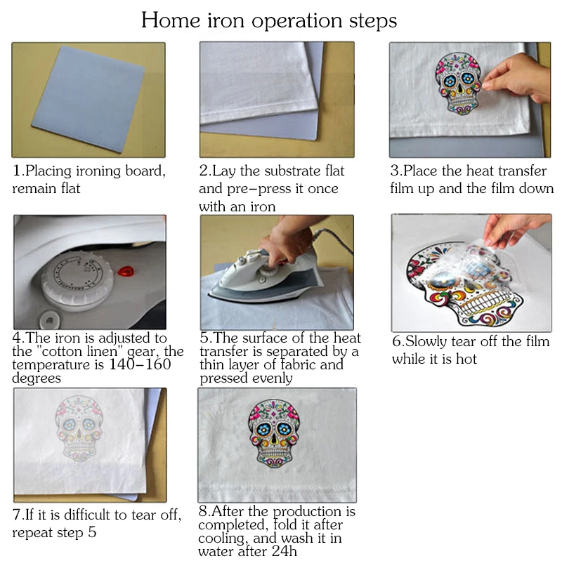 DIY Heat Transfer paper Stickers Iron on Transfers Patches Set Assorted Cute Cat Iron on Appliques Patches for T-Shirt stickers