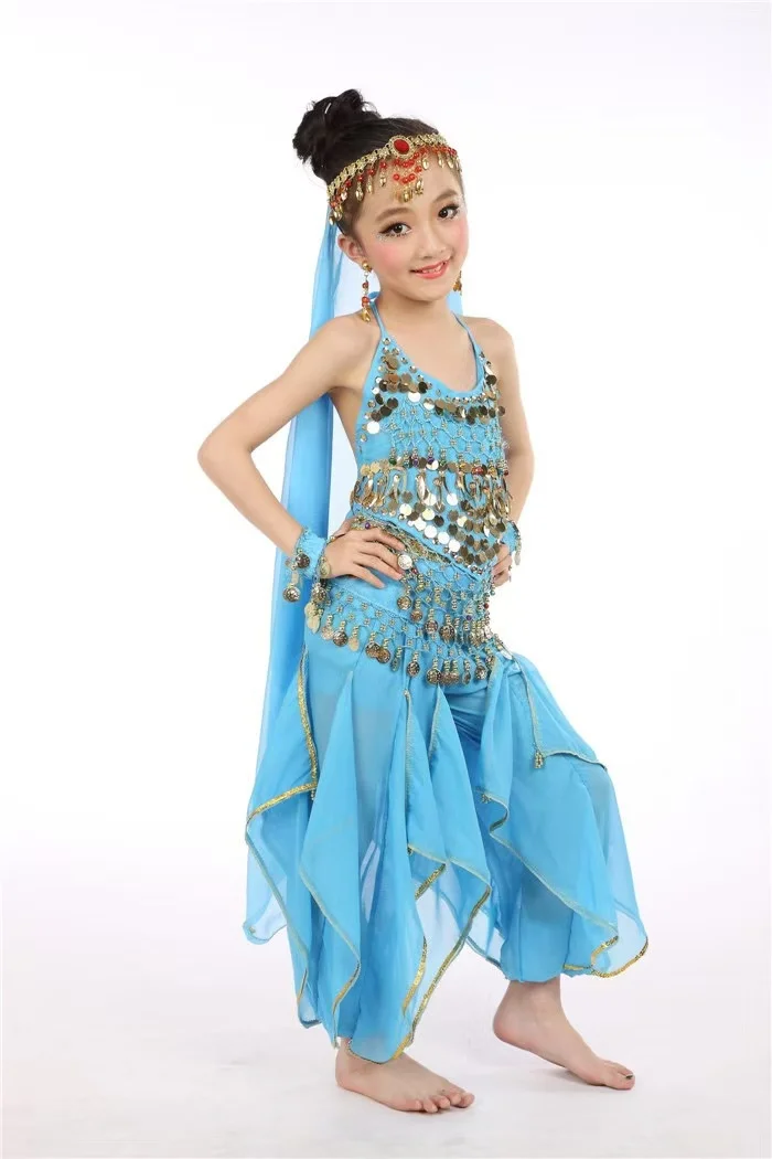 Cheapest Belly Dance Costume Indian Dance Dress performance wear belly for kids
