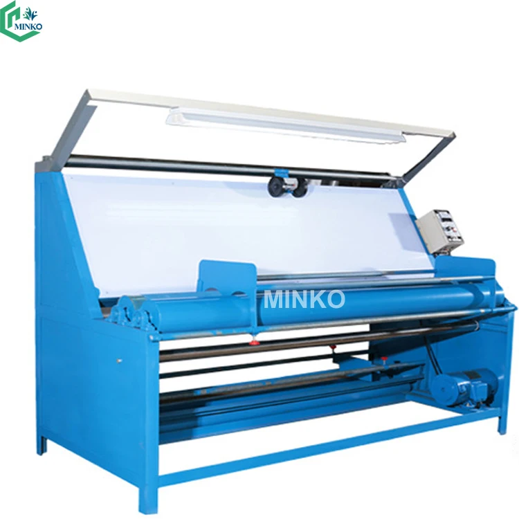 Textile Fabric Re Rolling Inspection Machine Roll to Roll Fabric Cloth Winder Cutting Rolling Machine Price