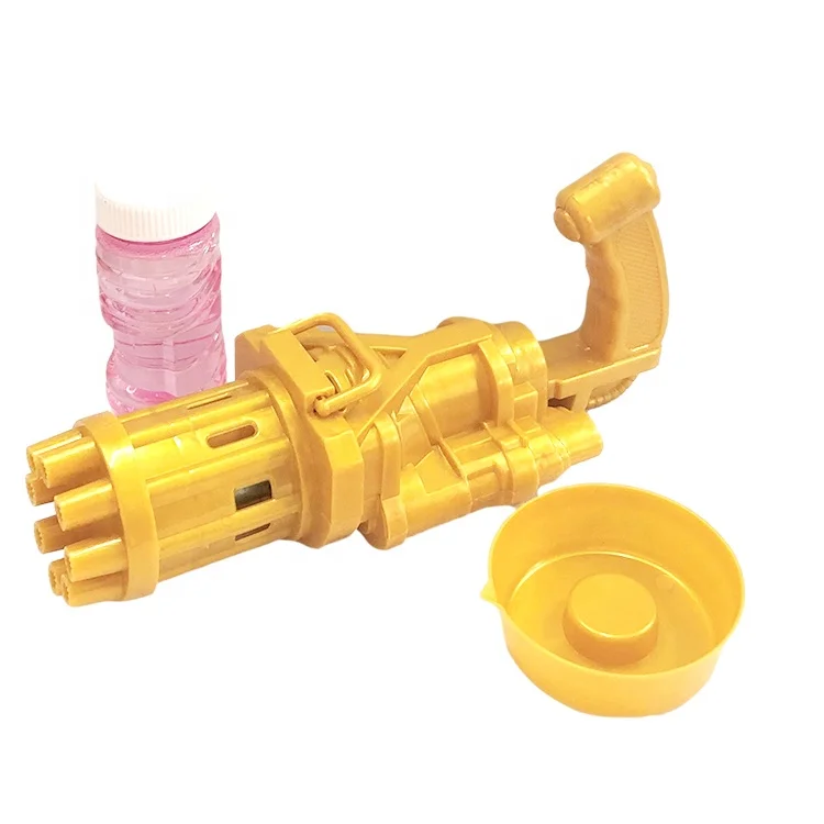 Bubble Blowing Machine Amazon Gatling Bubble Machine 2021 Cool Toys & Gift Bubbles From 8 Holes Golden Pink Black