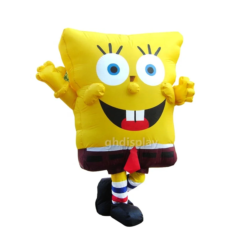 OEM Custom advertising inflatable walking cartoon costume inflatable moving cartoon animal for sale