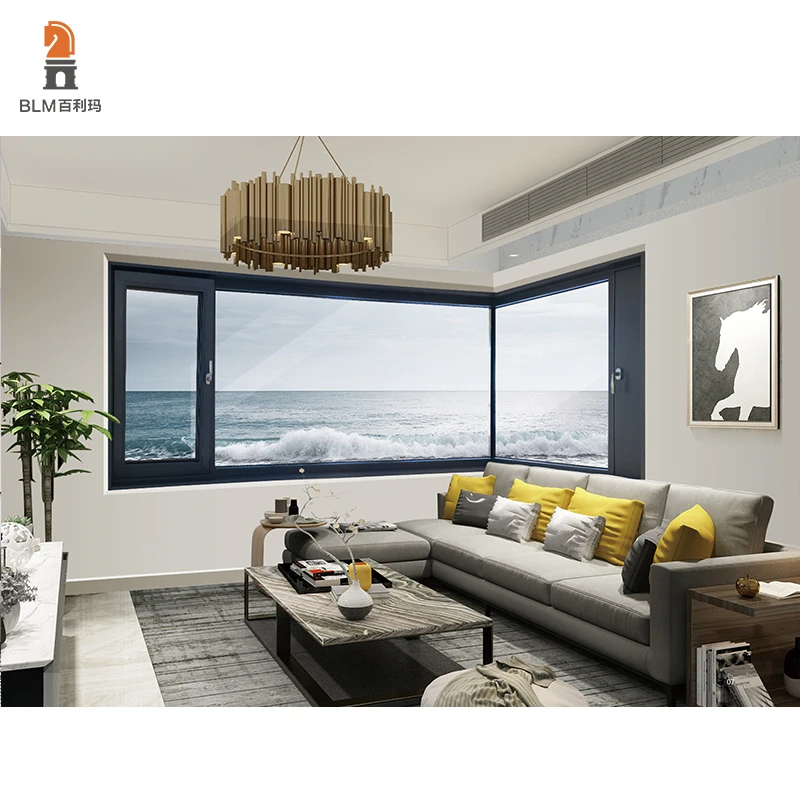 NFRC Certified Double Glazing Tilt and Turn Aluminium Window with Tempered Glass Others Window Category