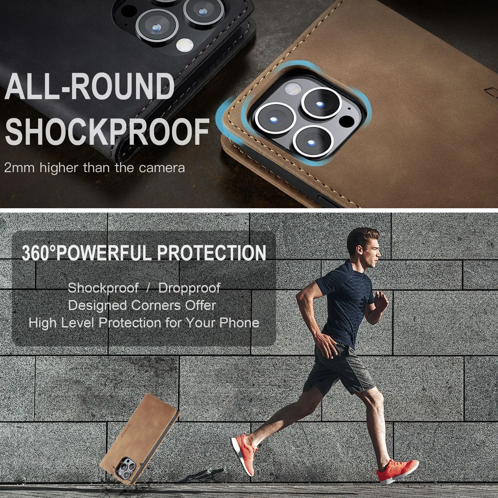 Suitable for iPhone 7 8 11 12 13 14 15 mobile phone leather case new Samsung S23 clamshell protective case Xiaomi 12