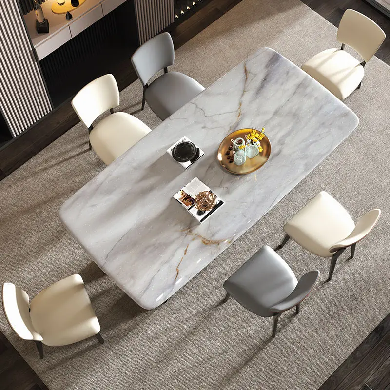 Hot Selling Reliable Quality Modern Style Marble Top Dining Table Dining Room Furniture