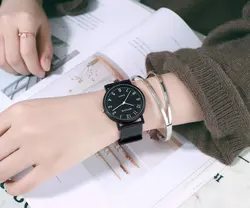 2022 Wholesale New Design Fashion Unisex Factory OEM Couple Simple Watch Minimalist Custom Logo Watch