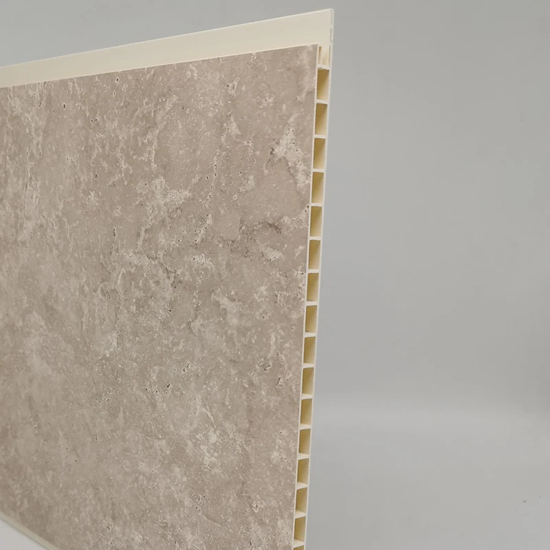 UK popular 1m 1.2m wide beige concrete matt marble waterproof pvc wall panel