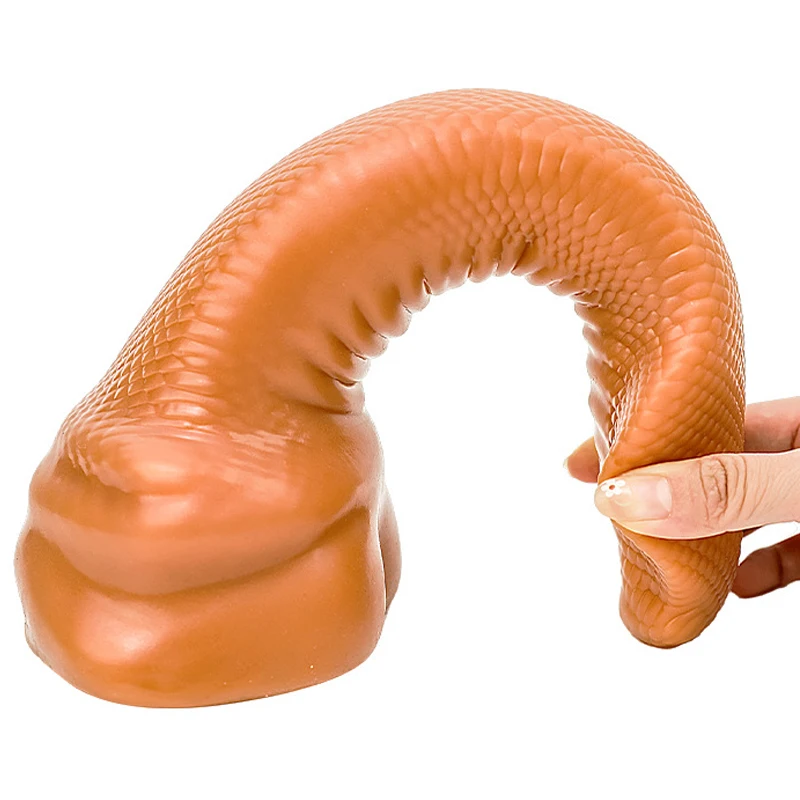 New arrival snake dildo sex toy high quality special shape dildo online selling wholesale huge dildos thick silicone materials