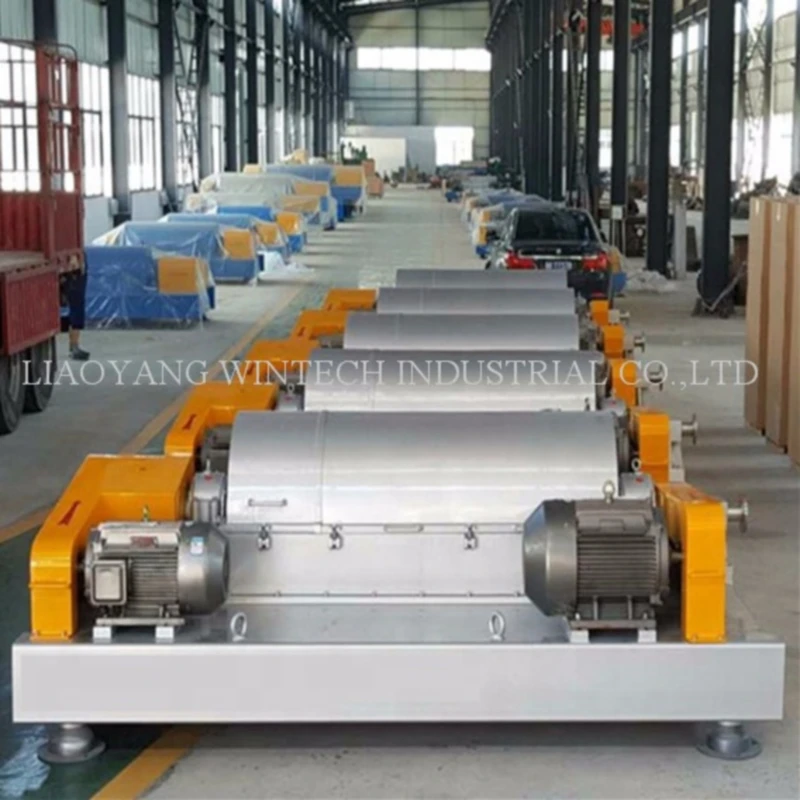 GMP Standard Stainless Steel Continuous Screw Decanter Centrifuge for Solid-Liquid Separation in Drilling - 2/3 Phase