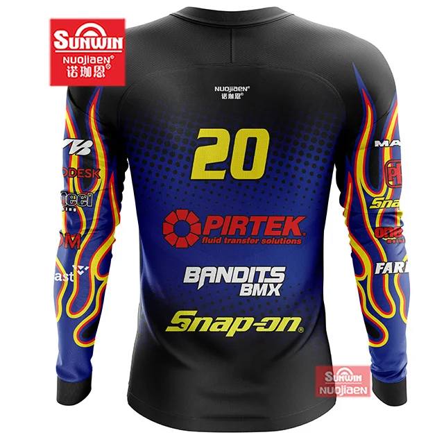 Quick Dry Long Sleeve Downhill Bicycle Cycling Bike Jersey Mountain Cycling Jersey Custom Jersey Clothes