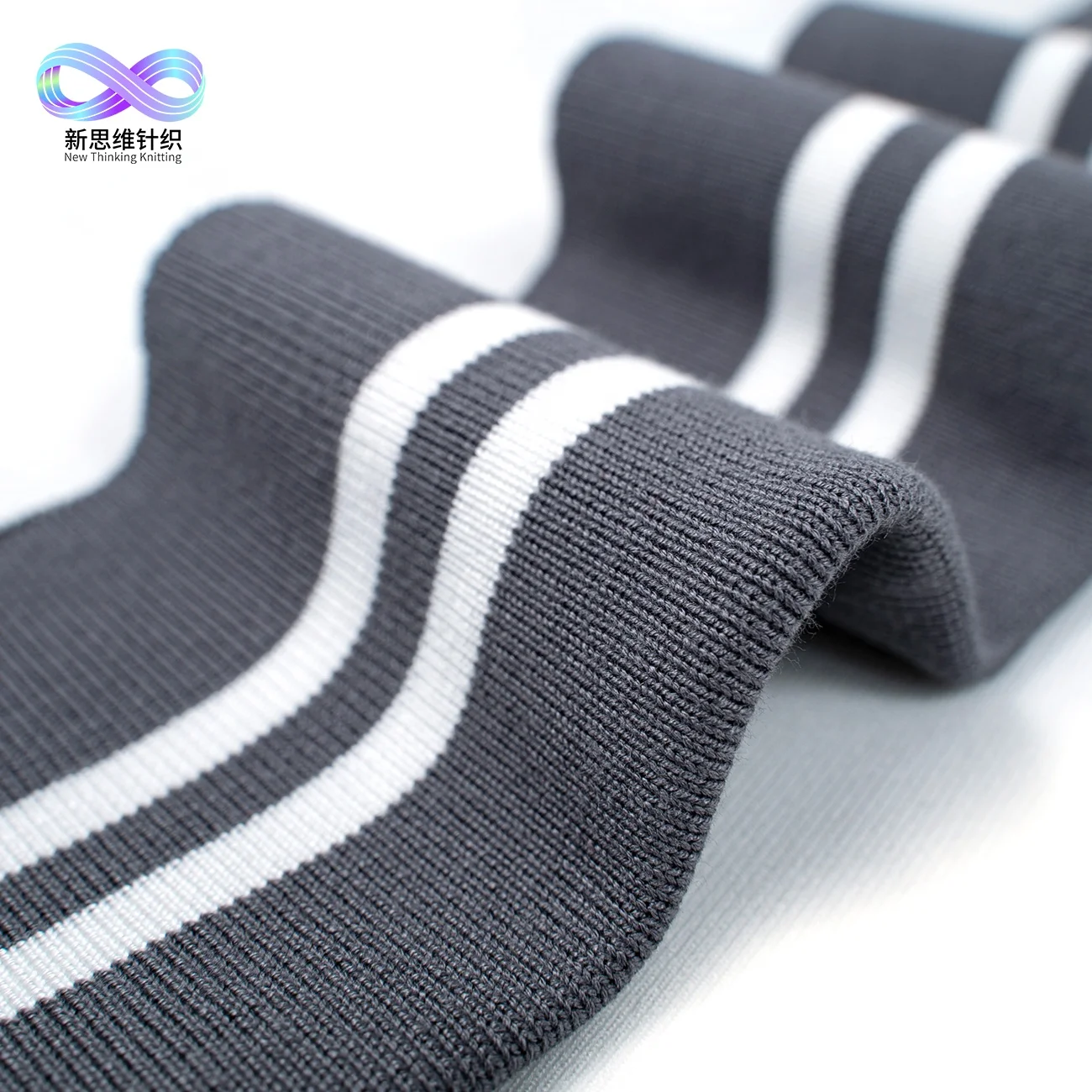 
Free Sample of Rib Knit Fabric Polyester Spandex Rib Fabric For Hem and Cuff of Clothes 
