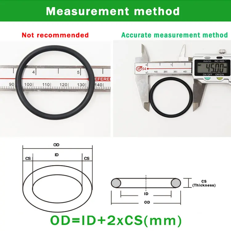 High Temperature Resistant NBR Rubber Sealing O-ring Waterproof Dustproof Rubber Ring O-ring