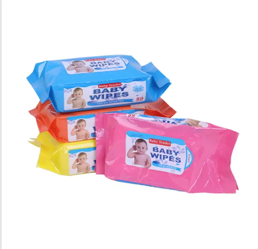 Cheap organic disposable private label sensitive cleaning face fragrance free water baby wet wipes