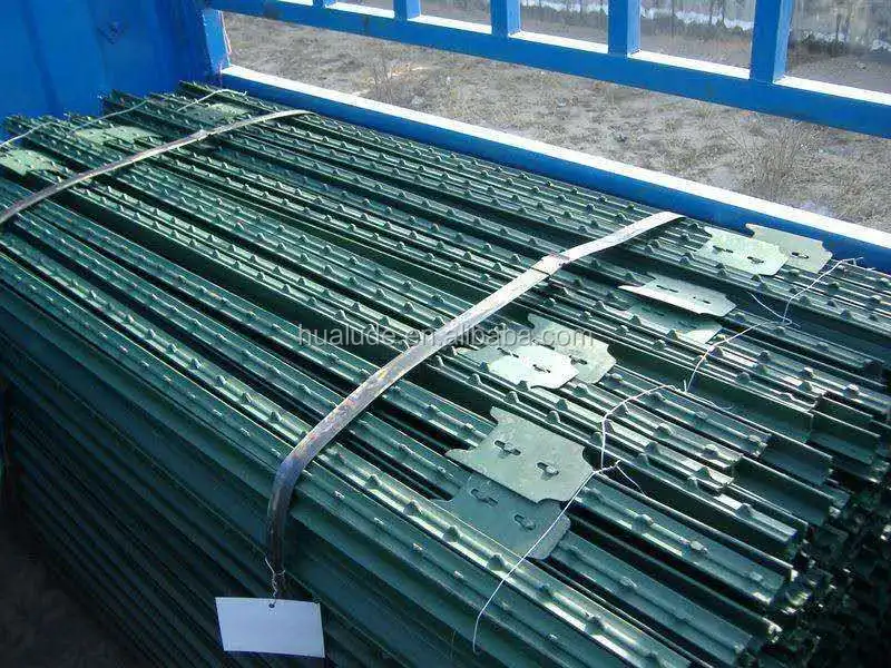 heavy duty T garden fence post   steel post  1.25LBS/FT 7 ft long 1.25lbs/ft