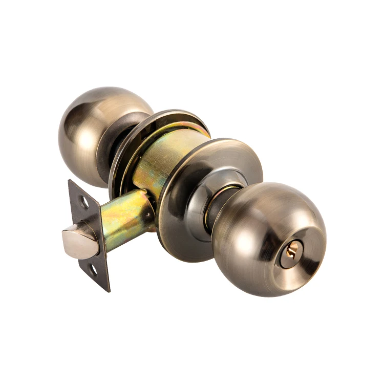 Hotel Interior Door Stainless Steel Round Door Knob Lock