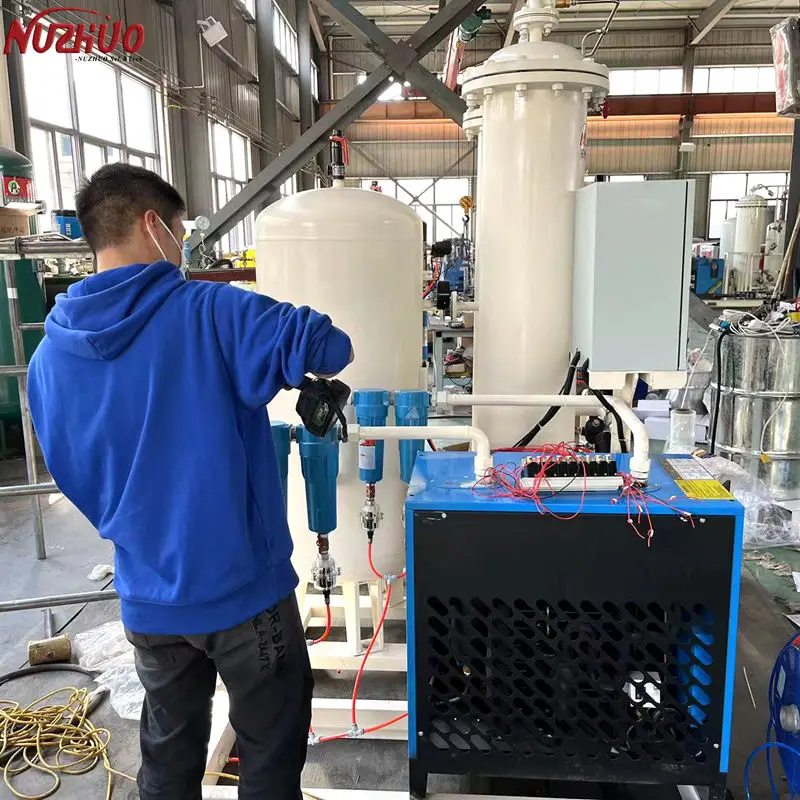 NUZHUO CE/ISO Certificate PSA Oxygen Generator Planta De Oxigeno O2 Producing Device For Aquaculture