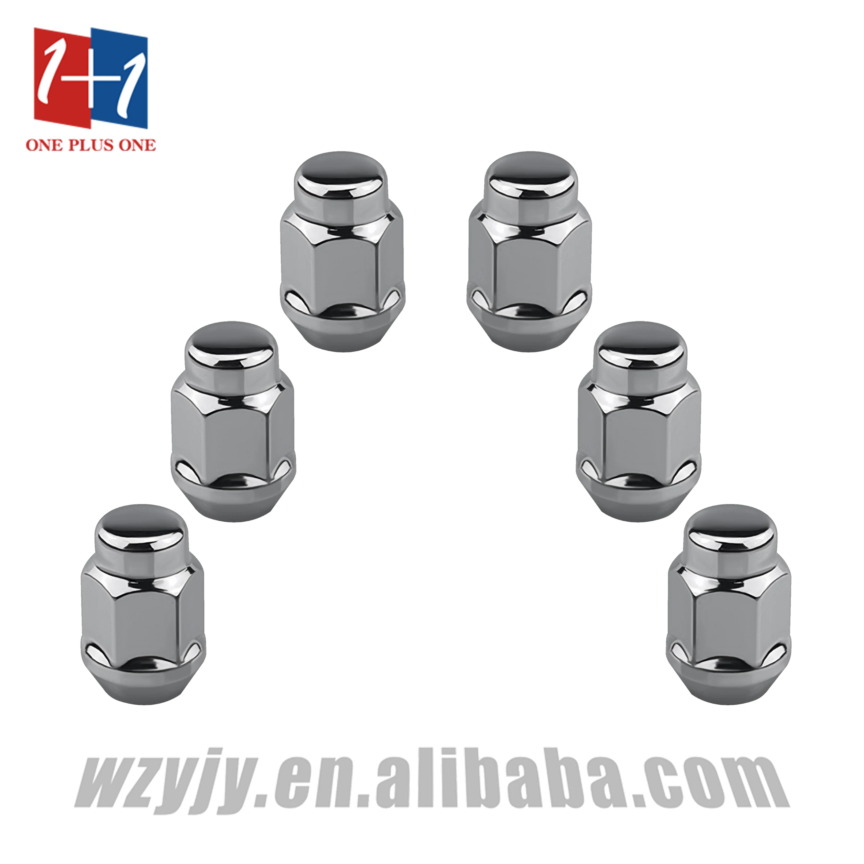 YJY PTD04 HEX21 хром 35 мм короткие зажимные гайки M14