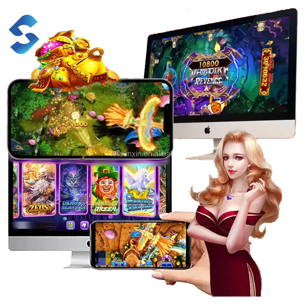 Popular Fusion 4 Lucky Star Gameroom Gem Fish Game App Online Fish Skill Game  Video Game Online Mobile