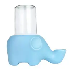 Ceramic Elephant Shape Pet Cat Puppy Water Feeder Dispenser No Spill Pet Drinking Fountain