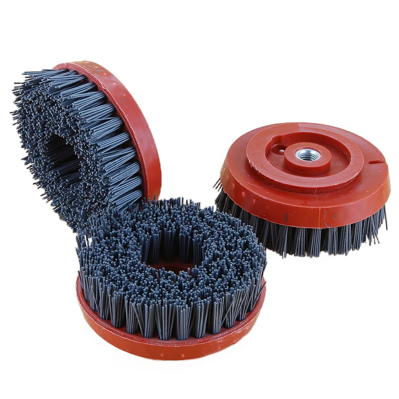 Оптовая продажа круглые Алмазные полировальные щетки из карбида кремния для камня