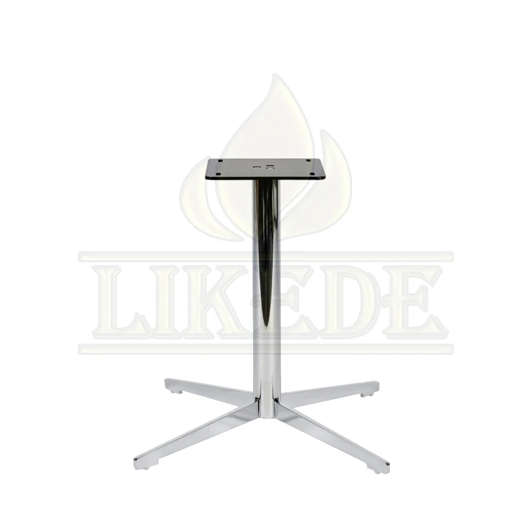 Chrome iron table base pneumatic table legs metal table legs manufacture