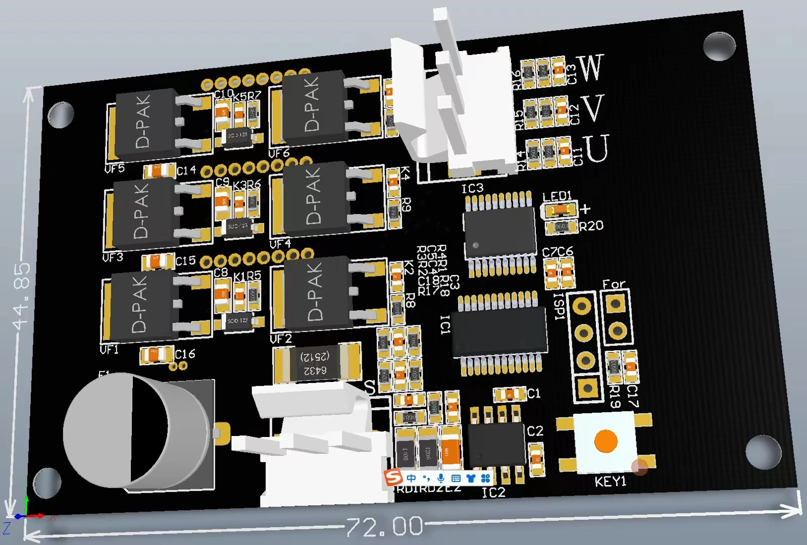 widely used 12V-24V Brushless dc Motor Controller / BLDC Motor Driver PCBA, Speed PWM Control
