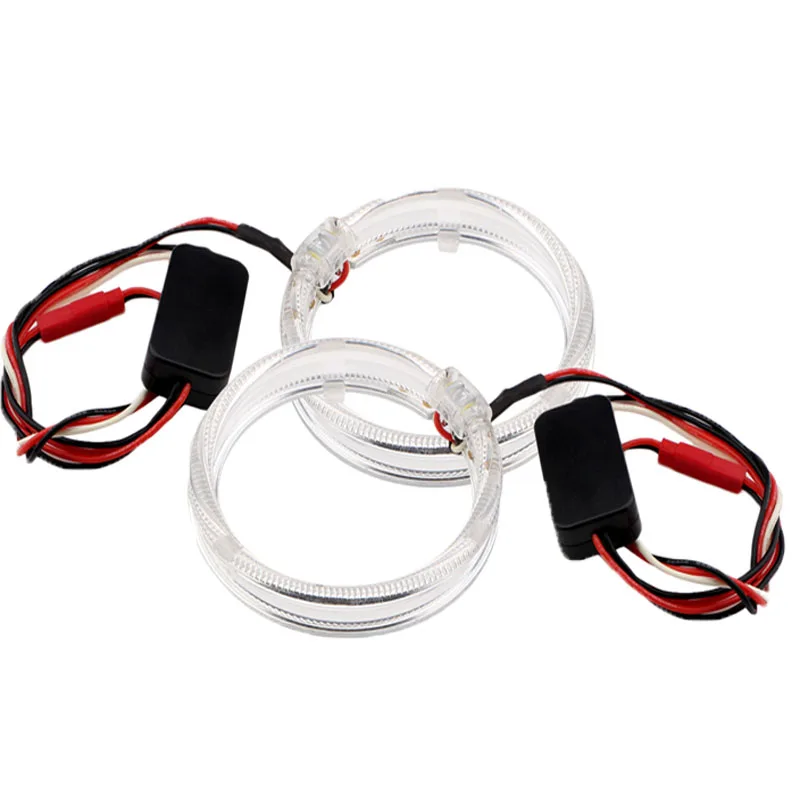 Светодиодные противотуманные фары Angel Eyes Crees, 89 мм, 95 мм, 15 Вт, 6000k, лм, высококачественные светодиодные противотуманные фары белого, синего, красного цветов