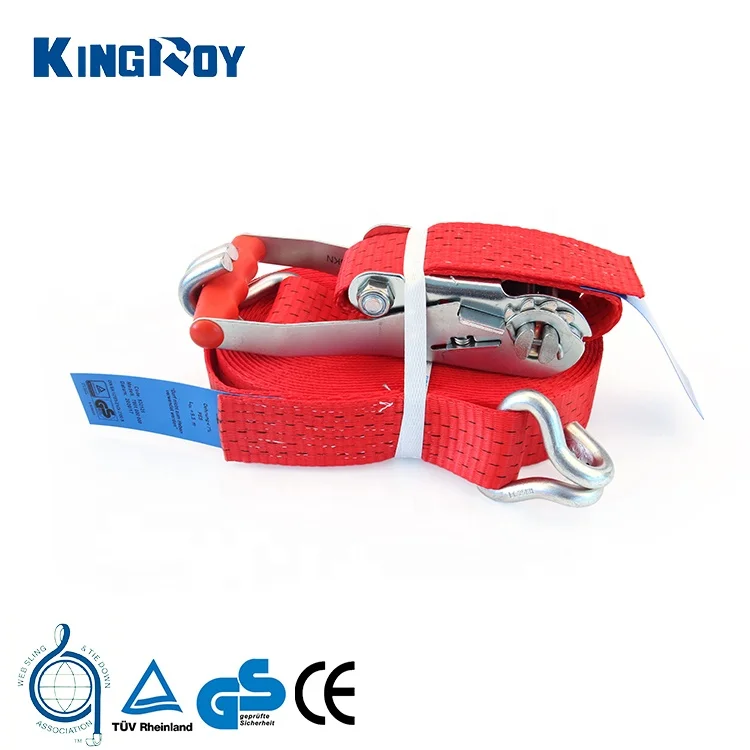 KingRoy ratchet strap 5t belts transportation tow truck straps with ratchet tie down