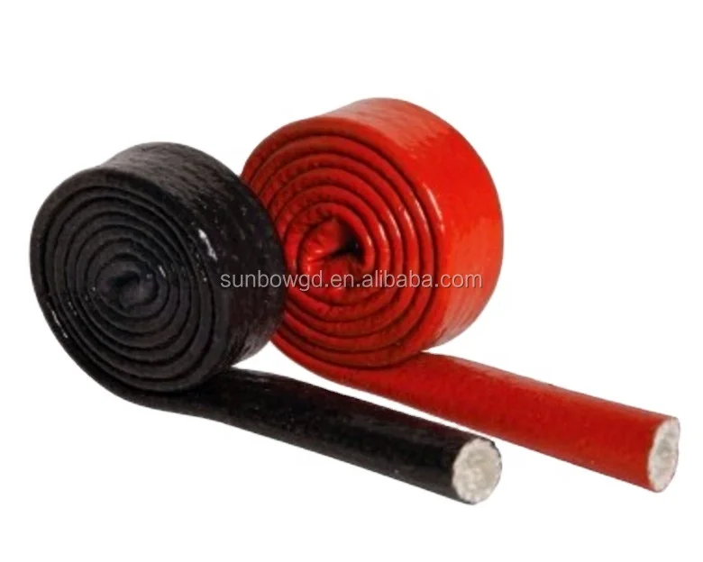 Silicone coated Fiberglass Sleeves pyrojacket fire sleeving