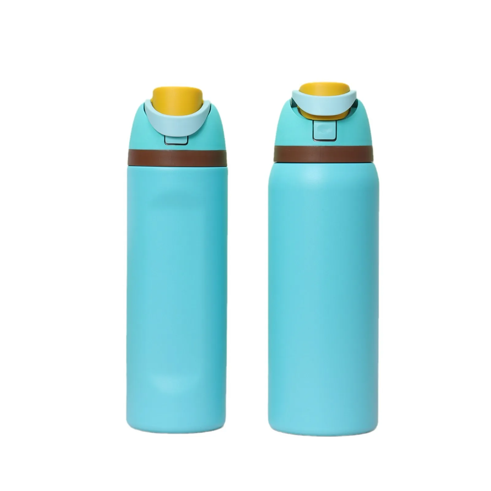 304 stainless steel  vacuum insulated cup with straw Portable Double-Wall Glass Mugs with Lid Straw for Water Wine