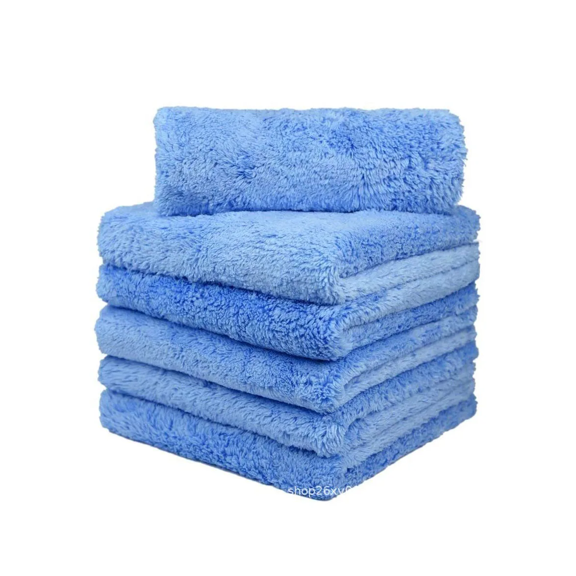 Edgeless microfibre car care microfiber Drying Wash Auto Detailing korea Coral Fleece 500gsm micro fiber cleaning towel for car