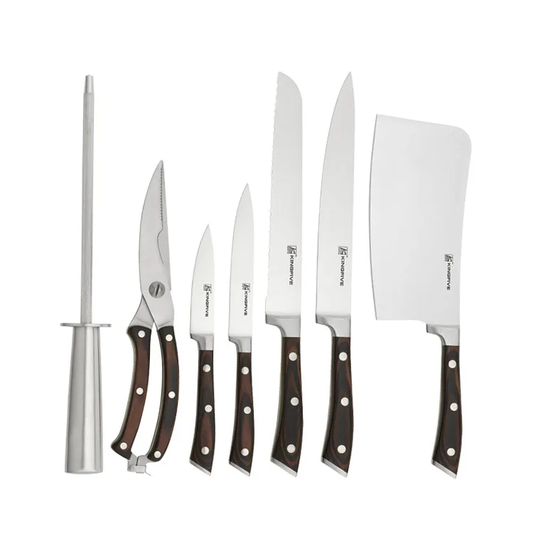 
8 pcs knife set with Knife Block 