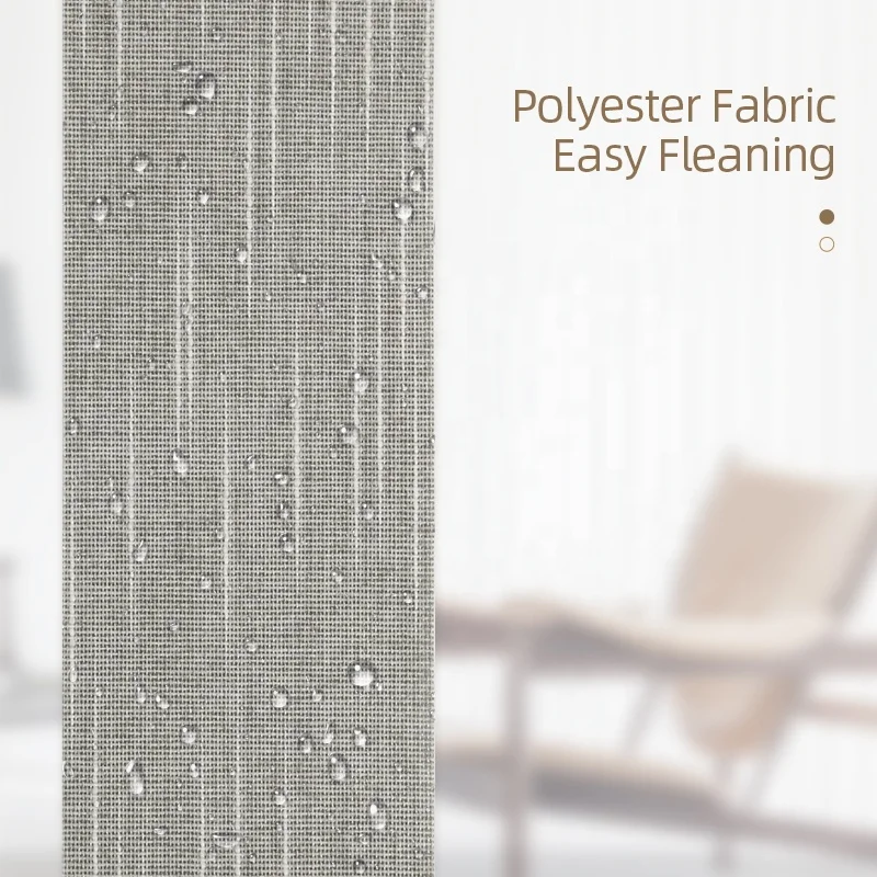 vertical blinds luxury curtain white fabric curtain electric sun shading sheer office curtains Persianas