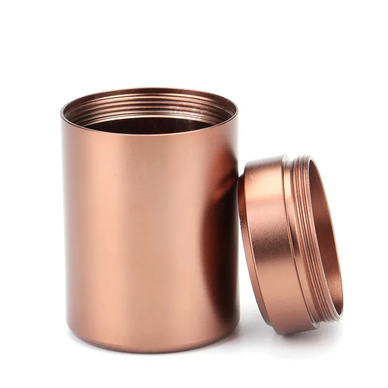 
In stock 5ml-250ml custom rose gold aluminum cosmetic jar 